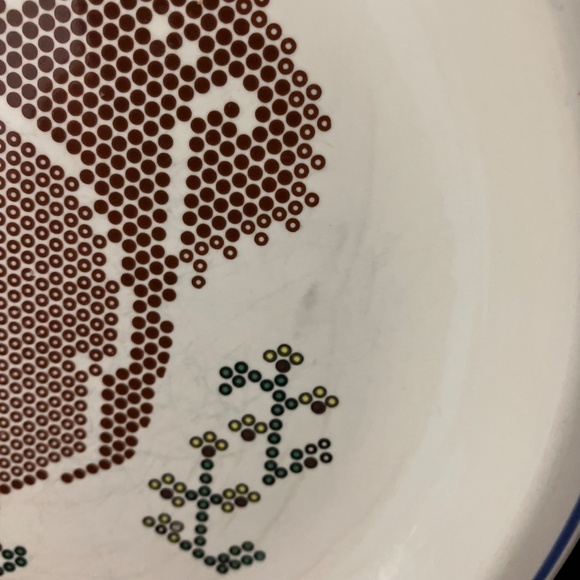 Vintage Pfaltzgraff Squirrel Needlepoint Cross Stitch 8.5" Plate RARE! Item B - Picture 5 of 8